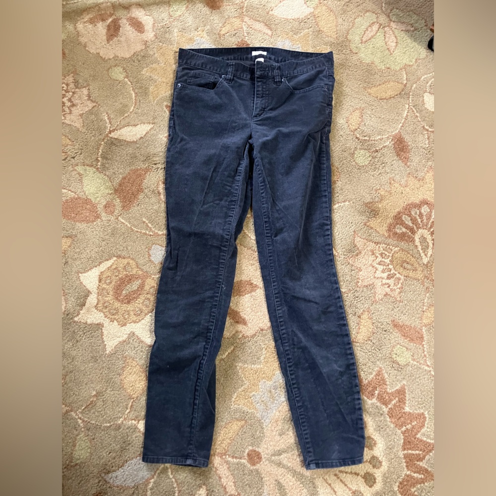 J. Crew size 27 navy blue corduroy Pants